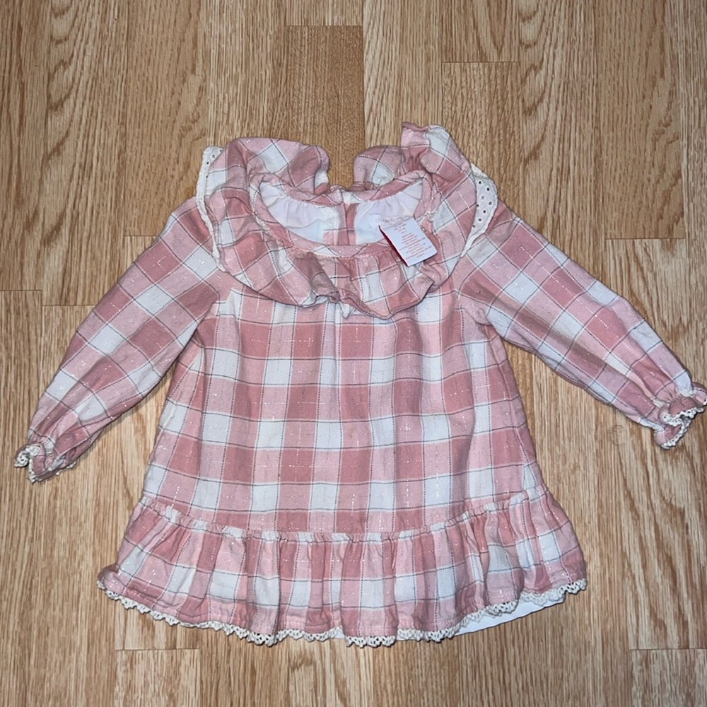 Shabby Chic 18 Month Pink Plaid Shirt